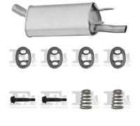 Silenziatore terminale ASMET per OPEL Corsa B Hatchback 1.2, 33 KW , OPEL Corsa