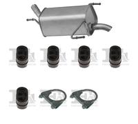 Silenziatore terminale ASMET per OPEL Corsa C Hatchback 1.2, 55 KW 1.2, 59 KW ,