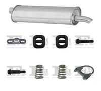 Silenziatore terminale ASMET per OPEL Kadett E Hatchback 1.3, 44 KW , OPEL E