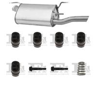 Silenziatore terminale ASMET per OPEL Vectra B Hatchback, Sedan, Combi 2.0, 60