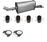 Silenziatore terminale ASMET per OPEL Zafira A MPV 1.6, 74 KW