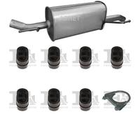 Silenziatore terminale ASMET per OPEL Zafira A MPV 1.8, 92 KW