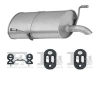 Kit di scarico POLMO per PEUGEOT 206 Combi 1.4, 50 KW 07/02 -