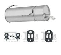 Silenziatore terminale ASMET per PEUGEOT 206 Hatchback 1.4, 50 KW 09/01 -
