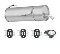 Silenziatore terminale ASMET per PEUGEOT 206 Hatchback 1.9, 51 KW