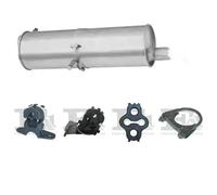 Silenziatore terminale ASMET per PEUGEOT 307 Hatchback 2.0, 66 KW 08/00 -