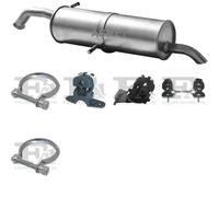 Silenziatore terminale ASMET per PEUGEOT 308 Hatchback 1.6, 88 kW 09/07- 02/10