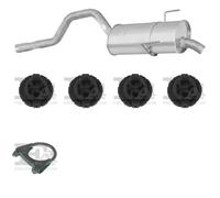 Silenziatore terminale ASMET per RENAULT Espace III MPV, SWB 2.0, 103 KW