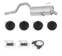 Silenziatore terminale ASMET per RENAULT Espace III MPV, SWB 2.0, 84 KW