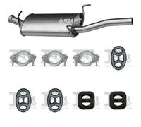 Silenziatore terminale ASMET per SAAB 9-3 Hatchback, Cabrio, Coupe 2.0, 96 KW ,