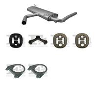 Silenziatore terminale ASMET per SEAT Altea XL MPV 1.2, 77 kW 04/10-, SEAT XL