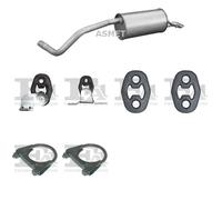 Silenziatore terminale ASMET per SEAT Ibiza III Hatchback 1.2, 47 kW 1.2, 51 kW
