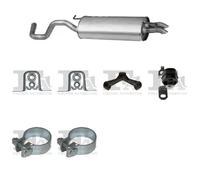Silenziatore terminale ASMET per SEAT Leon Hatchback 1.8, 92 KW , VOLKSWAGEN