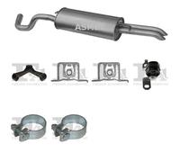 Silenziatore terminale ASMET per SEAT Toledo II Sedan 1.9, 110 KW , SEAT Toledo