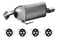 Silenziatore terminale ASMET per SUBARU Legacy IV Combi 2.0, 110 kW 2.0, 121 kW