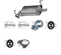 Silenziatore terminale ASMET per TOYOTA Corolla Hatchback, E10 1.3, 55 KW