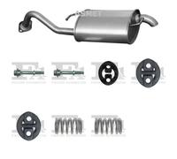 Silenziatore terminale ASMET per TOYOTA Corolla Hatchback, E12 1.4, 71 KW ,
