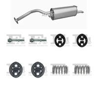 Silenziatore terminale POLMO per TOYOTA Auris Hatchback 1.3, 73 kW 1.3, 74 kW