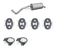 Silenziatore terminale ASMET per VOLKSWAGEN Fox Hatchback 1.2, 40 kW 1.2, 44 kW