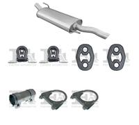 Silenziatore terminale ASMET per VOLKSWAGEN Golf III Cabrio 1.6, 74 KW ,