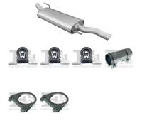 Silenziatore terminale ASMET per VOLKSWAGEN Golf III Cabrio 1.8, 66 KW ,