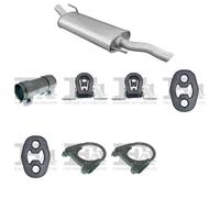 Silenziatore terminale ASMET per VOLKSWAGEN Golf III Cabrio 2.0, 85 KW ,
