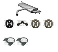 Silenziatore terminale ASMET per VOLKSWAGEN Golf V Hatchback, Plus 1.4, 55 kW