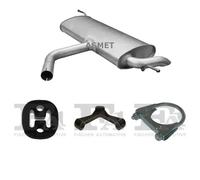 Silenziatore terminale ASMET per VOLKSWAGEN Golf V Hatchback, Plus 1.6, 85 kW