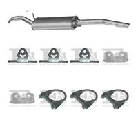 Silenziatore terminale POLMO per VOLKSWAGEN Passat Sedan, Combi 1.8, 79 KW