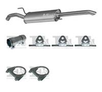 FA1 Fascetta scarico 114-961 Doppio collare Ø60mm per Audi A4 Avant (8D5, B5)