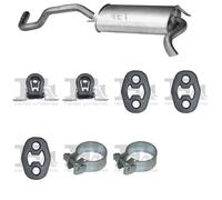 Silenziatore terminale ASMET per VOLKSWAGEN Polo Hatchback 1.4, 44 KW 1.4, 40