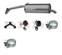 Silenziatore terminale ASMET per VOLKSWAGEN Polo Hatchback 1.4, 63 KW