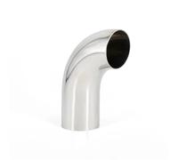 Silenziatore Terminale Auto 51mm 63mm Parti Automobile Tubo Di Scarico Marmitta Acciaio Inossidabile 304 Gomito 90 Gradi Angolo Sanitario Terminale Scarico Per Auto