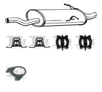 Silenziatore terminale BOSAL per BMW 316i Sedan, E46 1.6, 77 kW 04/00- 02/05,