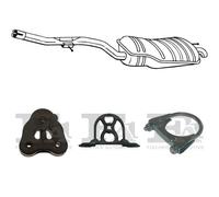 Silenziatore terminale BOSAL per BMW 318d Sedan, Combi, E46 2.0, 85 kW 09/01-