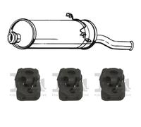 Silenziatore terminale ASMET per CITROEN Xsara Hatchback, Coupe 1.4, 55 KW ,