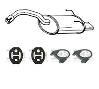 Silenziatore terminale 148-175 BOSAL per FIAT 500 500 C