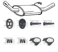 73 CV SILENZIATORE POSTERIORE PER FORD Escort IV GAF, AWF, ABFT 1.4 KW 54 CV 73