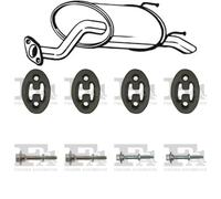 Silenziatore terminale BOSAL per HONDA Jazz II Hatchback 1.2, 57 KW , HONDA II