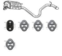 Silenziatore terminale BOSAL per HYUNDAI i30 Hatcback 1.4, 77 KW 1.4, 80 KW