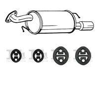 147 CV SILENZIATORE POSTERIORE PER MAZDA 6 Hatchback GH 2.0 MZR KW 108 CV 147