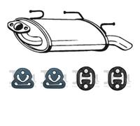 Silenziatore terminale POLMO per NISSAN x-Trail Off- Road 2.0, 103 kW 2.0, 110