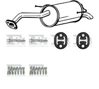 Silenziatore terminale ASMET per CITROEN C1 Hatchback 1.0, 50 KW 06/05 -,