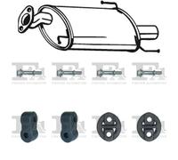 IZAWIT 21.239 Marmitta per OPEL AGILA (B) (H08) per SUZUKI Splash Schrägheck