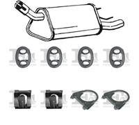 Silenziatore terminale BOSAL per OPEL Corsa B Hatchback 1.0, 40 KW