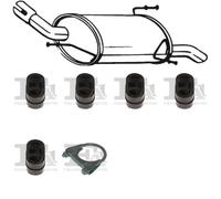 Silenziatore terminale BOSAL per OPEL Corsa C Hatchback 1.0, 43 KW1.0, 44 KW