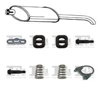 71 CV SILENZIATORE POSTERIORE PER OPEL Astra F T92 1.6i KW 52 CV 71