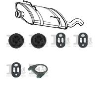 Silenziatore terminale BOSAL per PEUGEOT 206 Hatchback 2.0, 66 KW 12/99 -