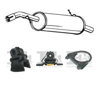 Silenziatore terminale BOSAL per Peugeot 207 Hatchback, Combi 1360cc 54KW