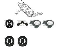 Silenziatore terminale POLMO per SEAT Altea MPV 2.0, 100 kW 04/04- 05/09, SEAT